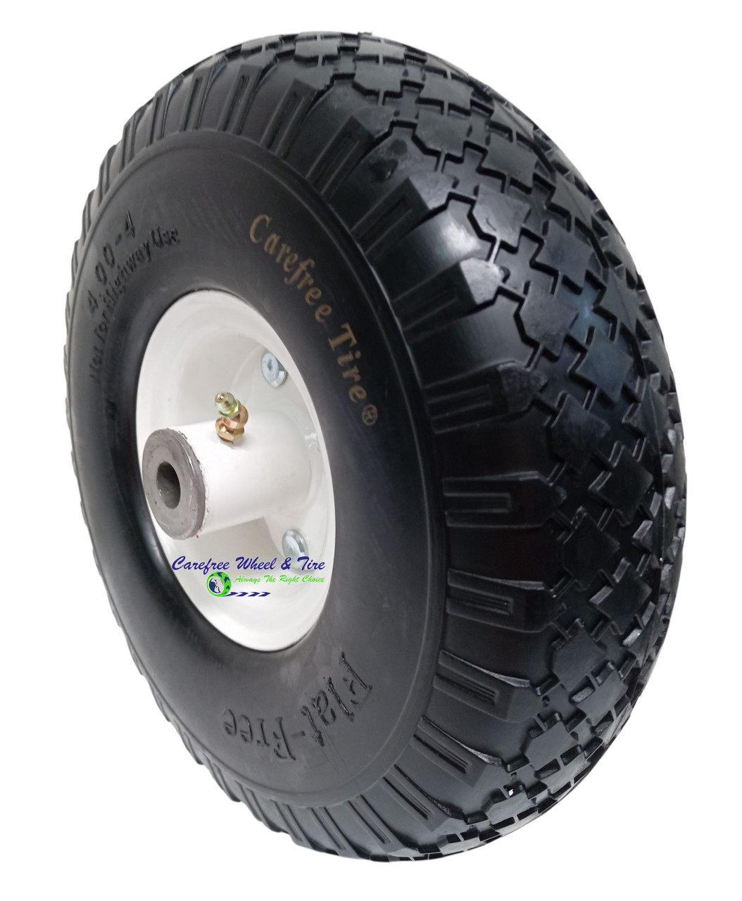 11x4.00-4 Carefree Wheel Assembly. Hub & Bore Size Options