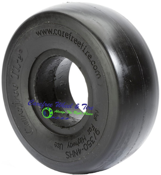 9x3.50-4 (9x3.5) Carefree (No-Flat), Smooth Tread , 2.75" Bead Width