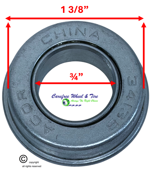 Pack of 2 FLANGE Bearings 3/4" X 1 3/8".