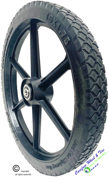 16" x 1.75" XHD 6 Spoke Universal Fit For Cart Wheels