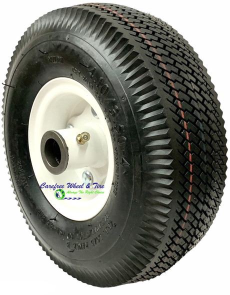 4.10/3.50-4 (10x3) HD Foam Fill Assembly, Center Hub and Choice of Bore Size