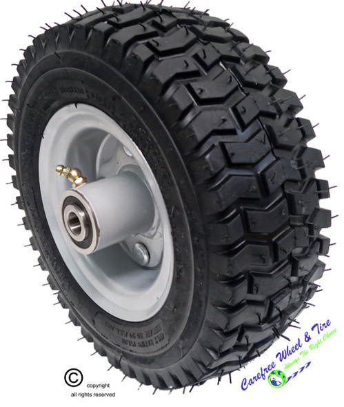 9X3.50-4 (9x3) Heavy-Duty Foam-Filled Assembly, Center Hub and Choice of Bore Size | Sold Individually