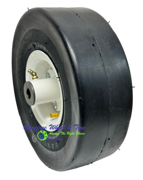 410/3.50-4 (10x3) Pneumatic Wheel and Tire Assembly, Smooth Tread