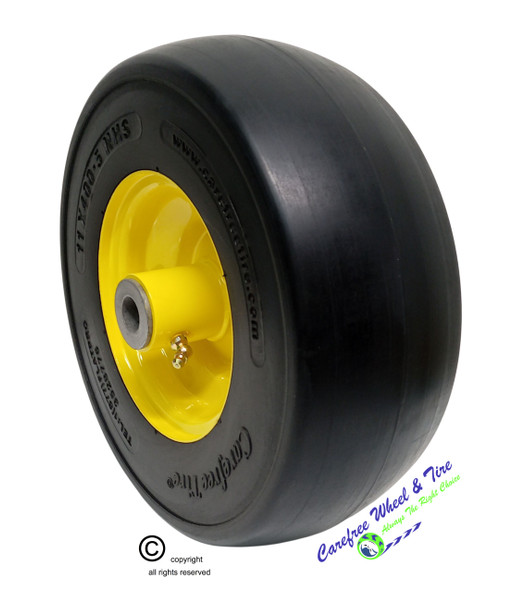 11x4.00-5 Carefree Wheel Assembly, Fits on John Deere TCA20363, TCA13832, and AM101589 and Others