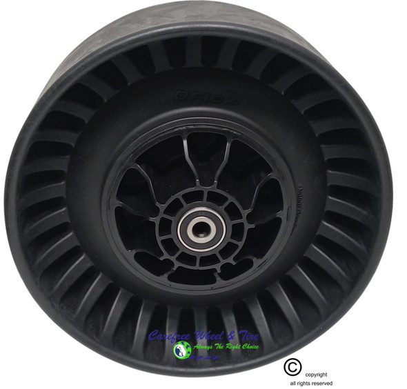 DFlex ZTR 11x5.00-5 Heavy-Duty Flat Free Zero-Turn Lawn Mower Wheel Assembly