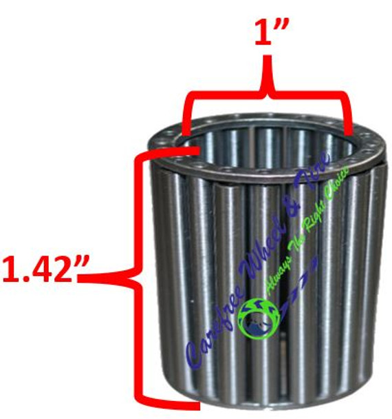 Roller Cage Bearing 1" ID x 1 3/8" OD x 1 1/2" L