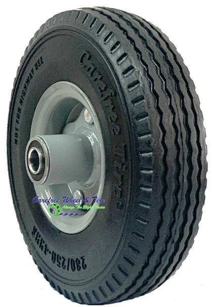 280/250-4 (9" x 2.25") NARROW  Wheel Assembly With Carefree (No-Flat) Tire