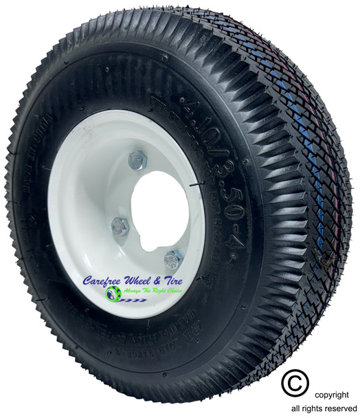 4.10/3.50-4 (10x3) HD Foam Fill Assembly WITHOUT HUB and 2" Center Hole