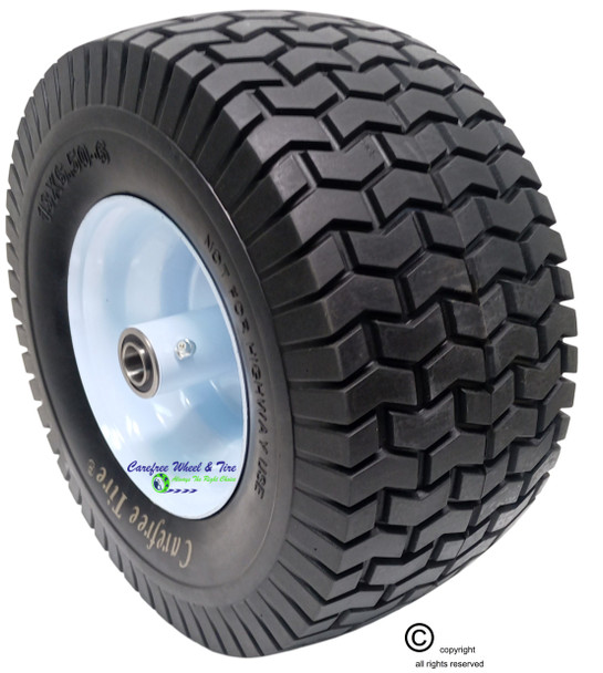 13x6.50-6 Carefree (No-Flat) Wheel & Tire Assy With Turf Tread, 6" Center Hub