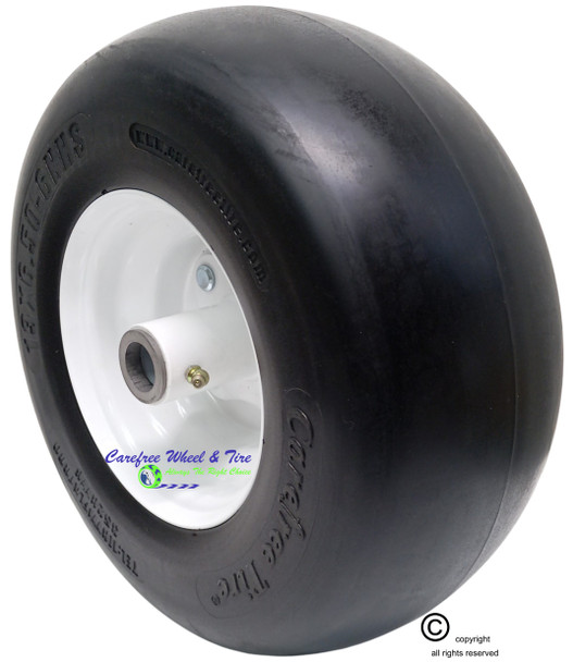 13x6.50-6 Carefree (No-Flat) Wheel & Tire Assy With Smooth Tread, 5 3/4" Center Hub