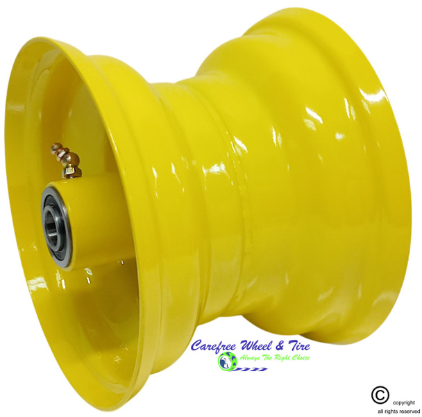 6″ x 4.50" Steel Rim, 1 Piece With 5 3/4" Center Hub. Yellow Color