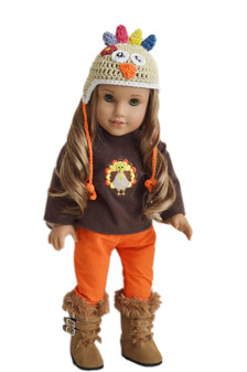 Thanksgiving Day Outfit for American Girl Dolls