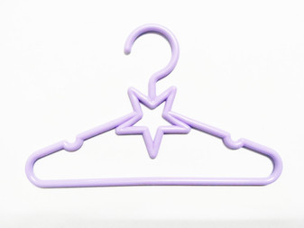 Lavender Star Hangers for American Girl Dolls 6.90 Inches