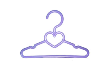 Lavender Heart Hangers for Wellie Wisher Dolls