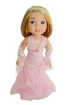 Marilyn Monroe Inspired Ball Gown for Wellie Wisher Dolls