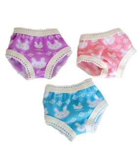 Pink Bunny Underwear for Wellie Wishers