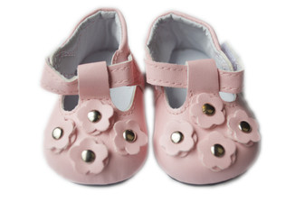  Pink Floral Mary Janes for American Girl Dolls - Us Copyright Applied