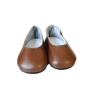 My Brittany's Brown Brownie Flats for Wellie Wisher Dolls
