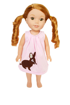 My Brittany's Whimsical Easter Bunny Dress for Wellie Wisher Dolls