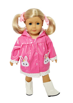 My Brittany's Bunny Raincoat for American Girl Dolls