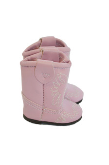 My Brittany's Pink Western Boots for Wellie Wisher Dolls