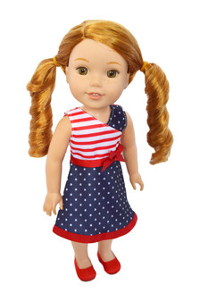 My Brittany's American Pride Dress for Wellie Wisher Dolls