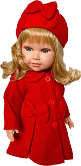 Red Winter Coat Fits 18 Inch Kennedy and Friends Dolls