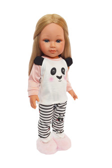 Panda Cuddles Pjs Fits 18 Inch Dolls