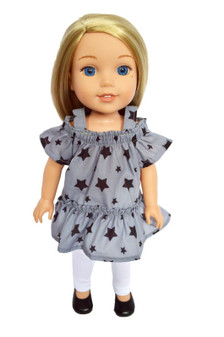 Star Leggings Fits 14 Inch Dolls