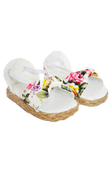 Summer Floral Sandals Fits 18 Inch Dolls