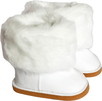 White Fur Boots