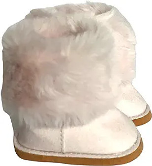 Blush Pink Fur Boots