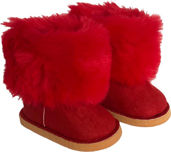 Red Fur Boots
