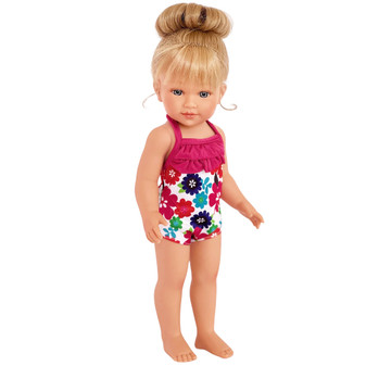 Hibiscus Swimsuit for 18 Inch Dolls