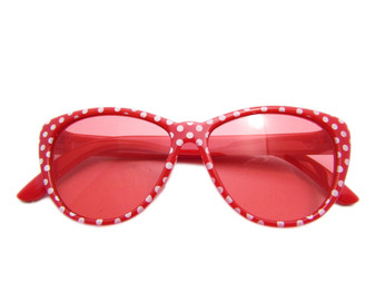 Red Polka Dot Glasses