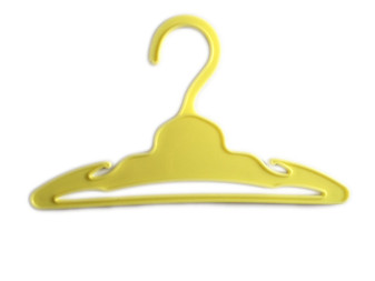 New Style Light Pastel Yellow Hangers 10 pk