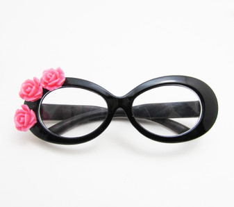 New Black Tropical Glasses for American Girl Dolls-copyright issued