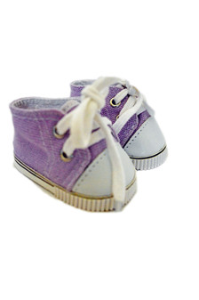 Purple Sneakers for American Girl Dolls