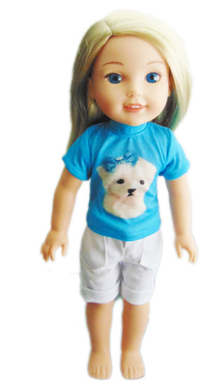 Maltese Dog Outfit For Wellie Wishers