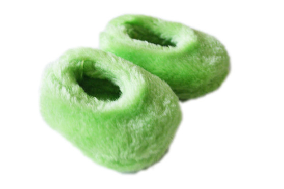 Green Slippers for Wellie Wisher Dolls