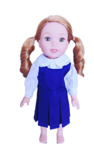 Navy Jumper for Wellie Wisher Dolls