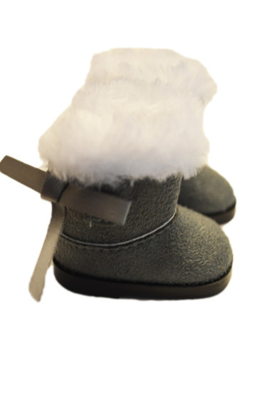 Grey Hugg Boots for Wellie Wisher Dolls Item 189