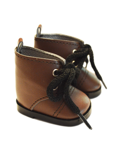 Brown Tie Boots for 18 Inch Dolls