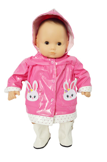  My Brittany's Bunny Raincoat for Bitty Baby Dolls