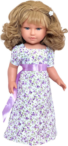 Purple Victorian Gown Fits 18 Inch Dolls