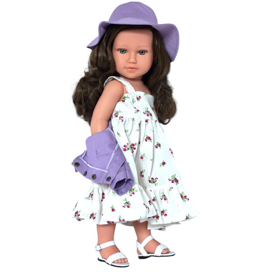 Lavender Floral Summer Dress- Complete
