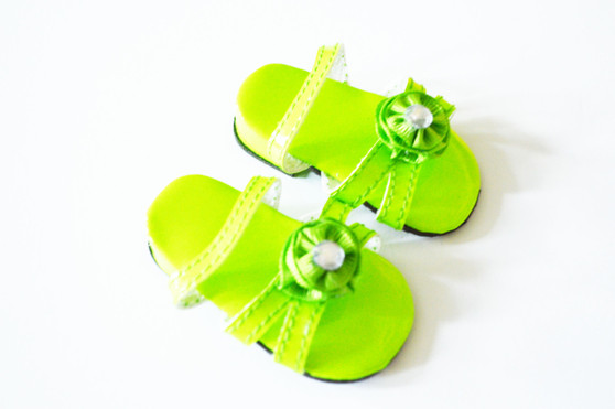 Lime Summer Sandals