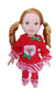 My Brittany's Santa Pj's for Wellie Wishers Dolls
