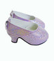 Lavender Back Bow Heels for American Girl Dolls