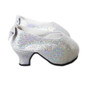 Princess Silver Back Bow High Heel Shoes for Wellie Wishers